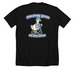 Oncology Goose, a Solid Black Blend Premium Unisex Tee (back-view)