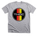 THOC (Retro/Red Stripes), a Athletic Heather Premium Unisex Tee