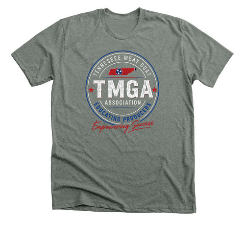 TMGA, a Deep Heather Premium Unisex Tee