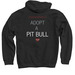 People Suck. Dogs Don't.&nbsp;, a Black Pullover Hoodie (back-view)