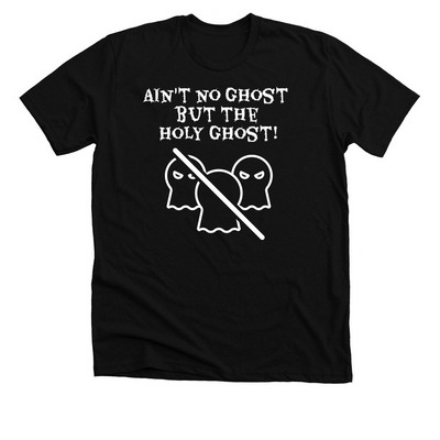 Halloween Evangelism, a Solid Black Blend Premium Unisex Tee