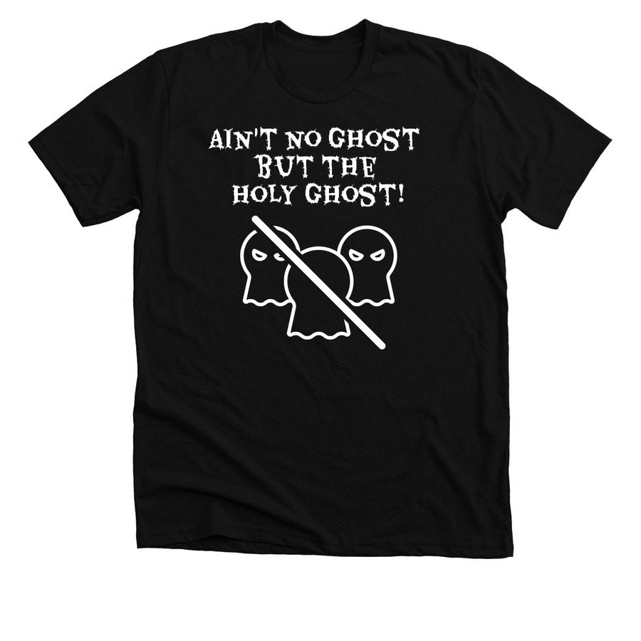 Halloween Evangelism, a Solid Black Blend Premium Unisex Tee