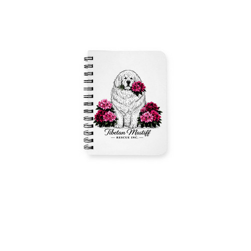 Rhododendron, a White Spiral Notebook