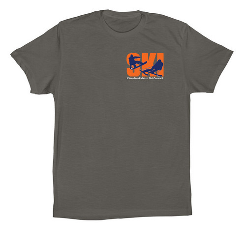 Cleveland Metro Ski Council, a Asphalt Premium Cotton Tee