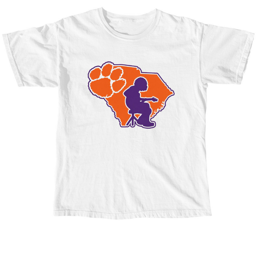 Clemson Mikey Tee&nbsp;, a White Comfort Colors Unisex Tee
