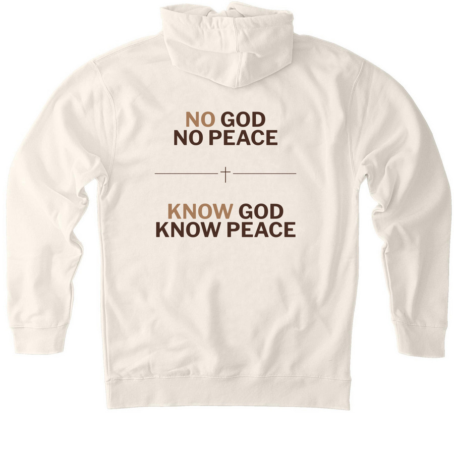 know collection, a Bone Heavyweight Pullover Hoodie (back-view)
