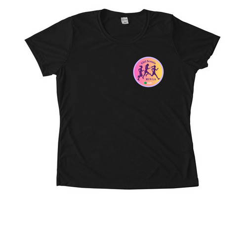 Girl Scouts Run LA Activewear, a Black Women's Performance Tee