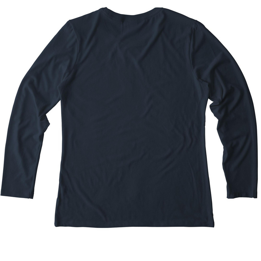 Celebrating 30 Years, Long Sleeve&nbsp;, a Rebel Blue Allmade Eco Triblend Women?s Long Sleeve Tee (back-view)