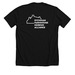 Inwood New York, a Solid Black Blend Premium Unisex Tee (back-view)
