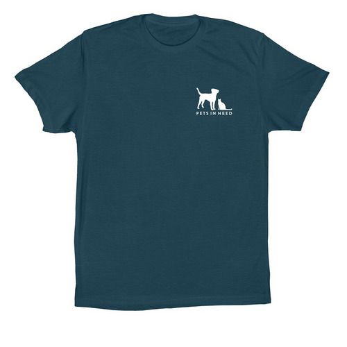 Pets In Need ? General ? Core Collection II, a Deep Teal Premium Cotton Tee