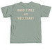 Hard Times are Necessary, a Bay Comfort Colors Unisex Tee (back-view)