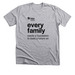 Every Family, a Athletic Heather Premium Unisex Tee