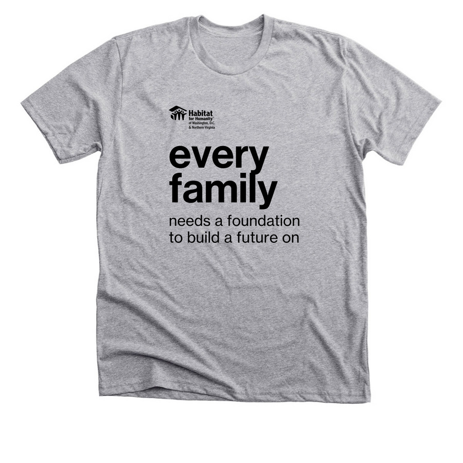 Every Family, a Athletic Heather Premium Unisex Tee