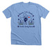 Wildflower Tee, a Heather Carolina Blue Premium Unisex Tee