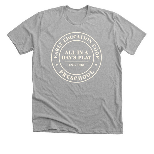 Adult & Youth: All in a Day's Play, a Athletic Heather Premium Unisex Tee