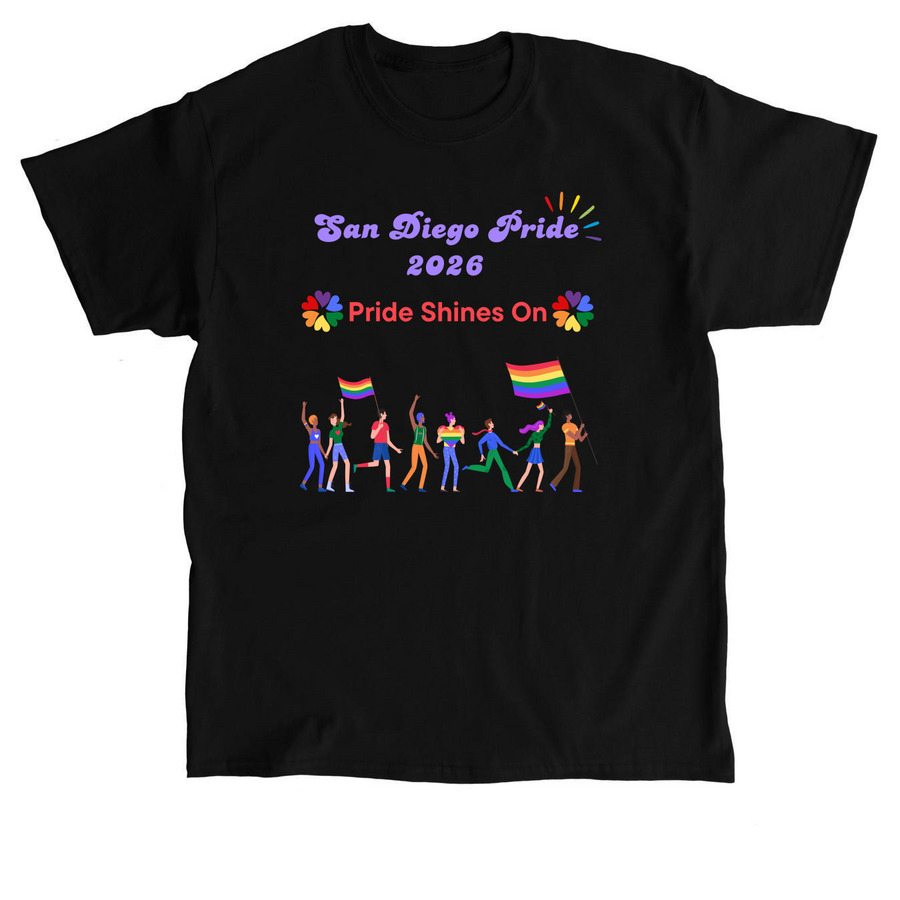 Pride 2026, a Black Classic Unisex Tee