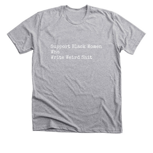 Support Black Women Writers, a Athletic Heather Premium Unisex Tee