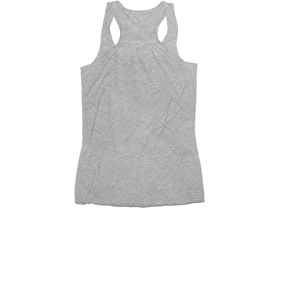 Dj Donny20, a Athletic Heather Women's Racerback (back-view)