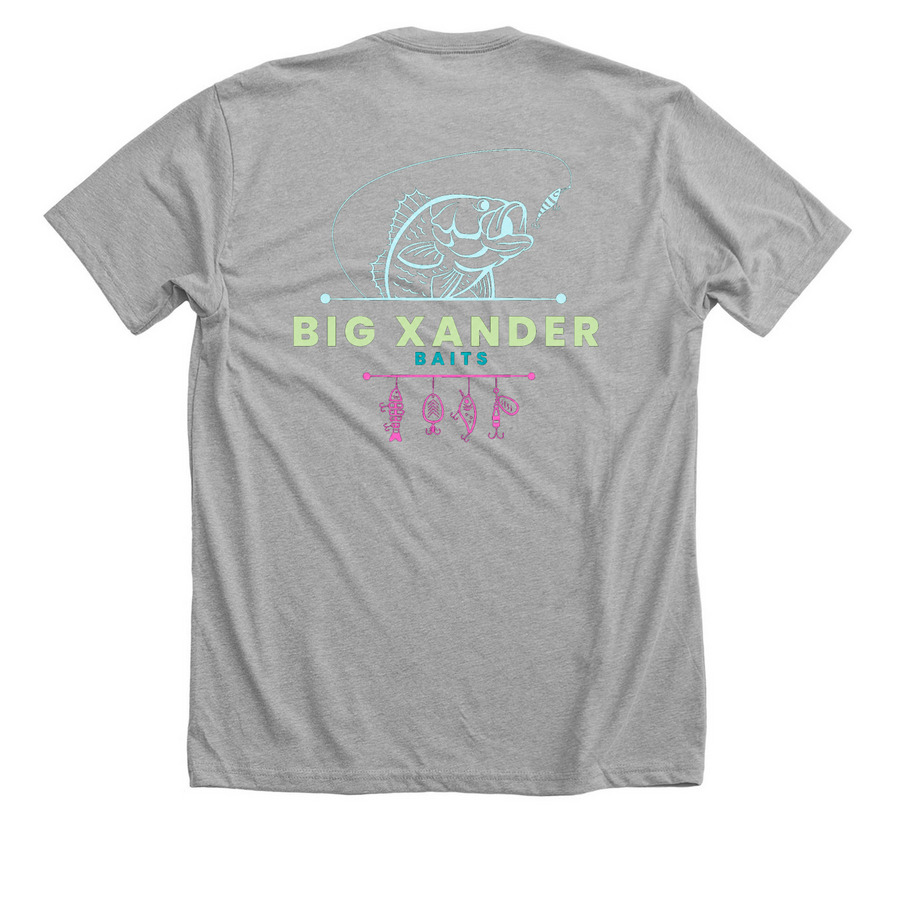 BXB&nbsp;, a Athletic Heather Premium Unisex Tee (back-view)