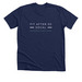 White Logo + Stronger Every Year, a Solid Navy Blend Premium Unisex Tee