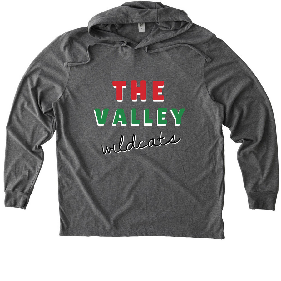 The Valley, a Aluminum Grey Allmade Eco Triblend Hoodie Tee