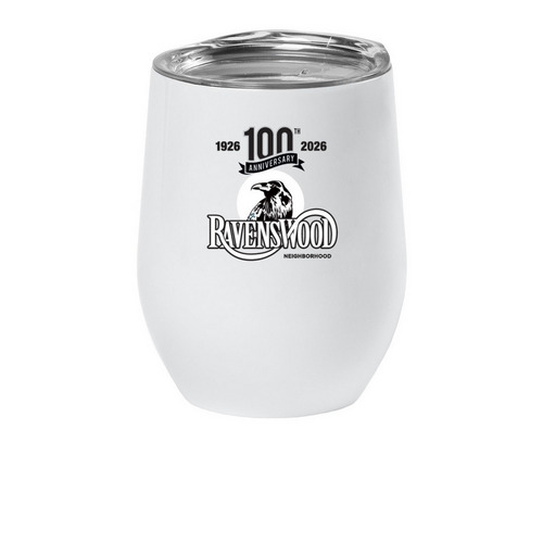 100th Anniversary Wine Tumbler, a White Insulated Wine Cup