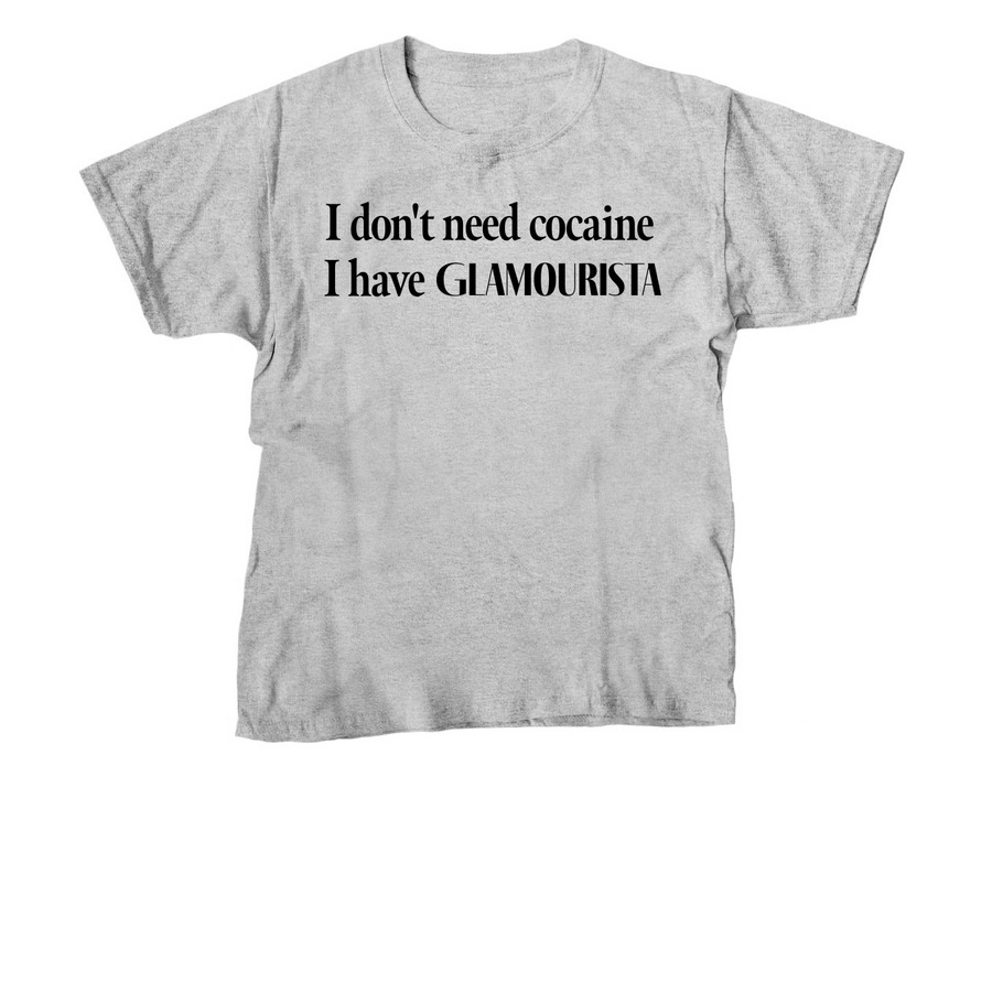 Glamourista Tee, a Sport Grey Youth Unisex Tee