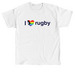 I Heart Rugby Shirts (Light), a White Classic Unisex Tee