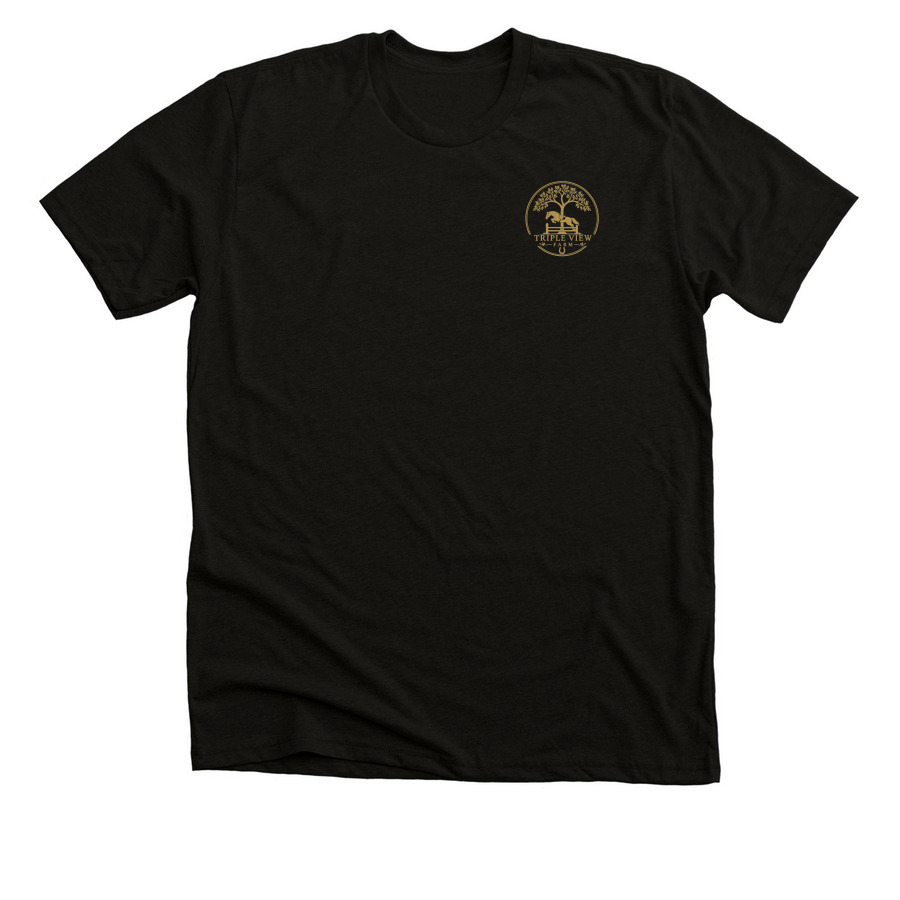 Triple View Farm | Elizabeth?s Sayings Tee, a Black Heather Premium Unisex Tee