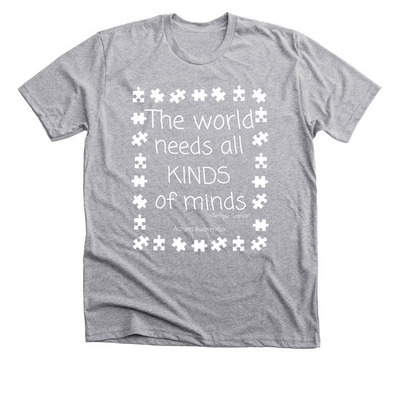 Autism Awareness Month, a Athletic Heather Premium Unisex Tee
