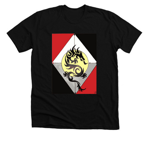 Enter the Dragon, a Solid Black Blend Premium Unisex Tee