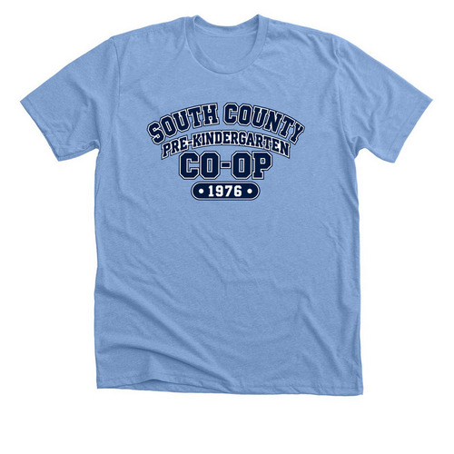 SCPC Varsity Collection, a Heather Carolina Blue Premium Unisex Tee
