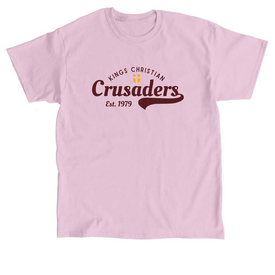 Retro KCS Crusaders, a Light Pink Classic Unisex Tee