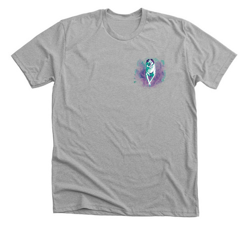 Arctic Rush Sled Dogs, a Athletic Heather Premium Unisex Tee