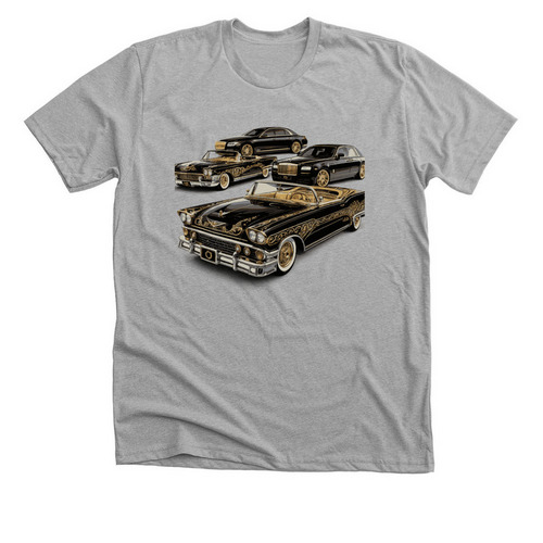 Lowrider Expensive Whips, a Athletic Heather Premium Unisex Tee