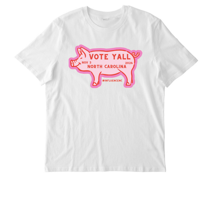 Vote Y'all, a White Stanley/Stella Unisex Creator 2.0 Tee
