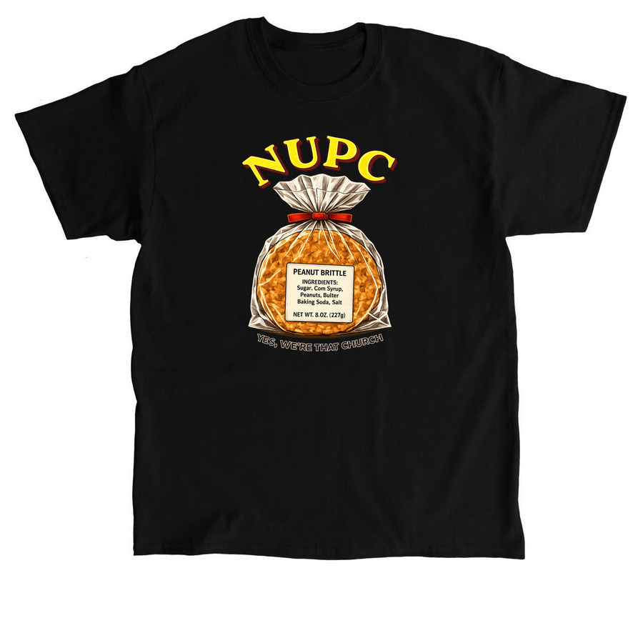 Peanut Brittle Teeshirt&nbsp;, a Black Classic Unisex Tee