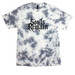 Souls Remain Black Logo, a Grey Crystal Tie Dye Tee
