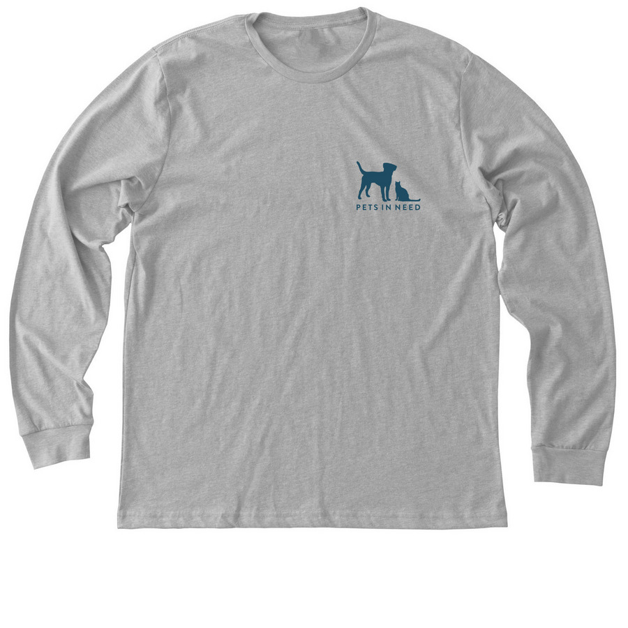 Pets In Need ? General ? Shelter Collection, a Athletic Heather Premium Long Sleeve Tee