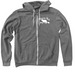 Momma Bear, a Deep Heather Zip Up Hoodie
