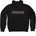 The World & Everything in It Zip Hoodie, a Black Zip Up Hoodie (back-view)