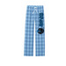 Santa Cruz Derby Groms - Flannel Pants, a True Navy/ Carolina Blue Flannel Pajama Pant