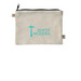 SeaMQG Logo Pouch, a Natural 9"x7" Hemp Blend Pouch
