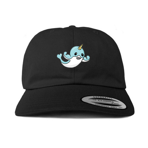 Marshmallow Hats!, a Black Printed Classic Baseball Cap