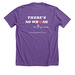 Giving Voice Tee Shirt, a Heather Team Purple Premium Unisex Tee (back-view)