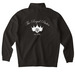 TRP Quarter Zip, a Black Midweight Quarter Zip Pullover (back-view)