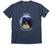 Alice front & center, a Heather Navy Premium V-Neck Tee