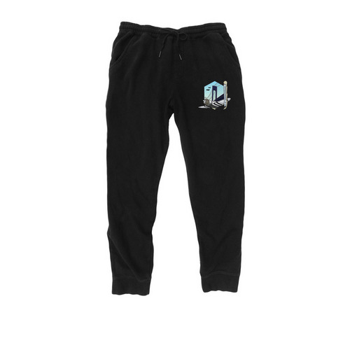 Thunderbolts Away Joggers, a Black Midweight Fleece Joggers