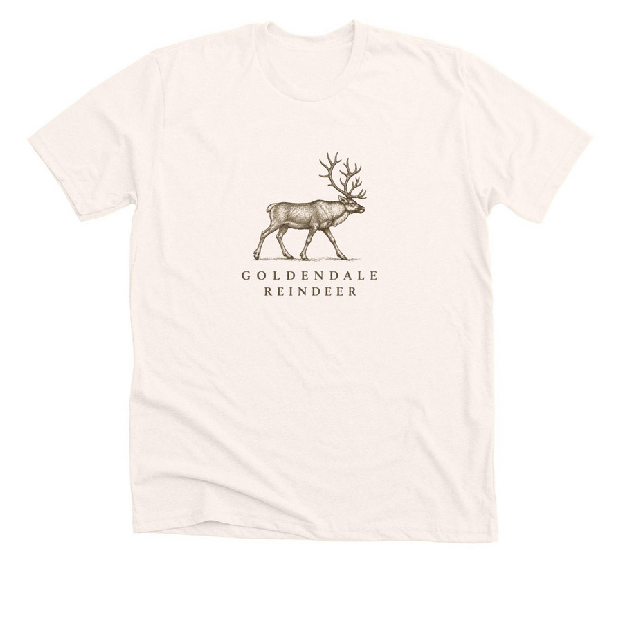Retro, a Heather Natural Premium Unisex Tee