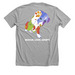 "Po", a Athletic Heather Premium Unisex Tee (back-view)
